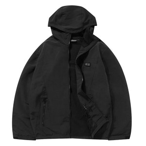 VINMORI Women Men Waterproof Rechargeable Battery Zipper Winter Outdoor Sports Warm Windbreaker <strong>Heated</strong> Hoodie <strong>Jacket</strong> - Product Image 6