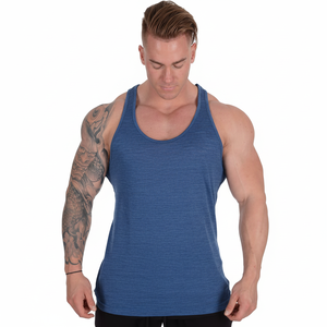 Débardeur personnalisé pour hommes, haut d'entraînement, bon marché, à prix d'usine - Product Image 1