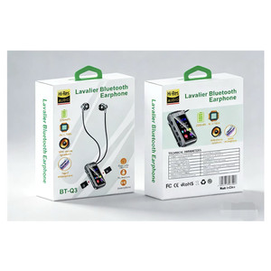 Écouteurs intra-auriculaires BT-Q1 avec affichage numérique LED, autonomie longue durée et conception tour de cou pour le <span class=keywords><strong>sport</strong></span> - Product Image 1