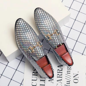 Stylish Men's Leather Formal Business <b>Shoes</b> <b>Slip</b> - <b>on</b> Loafers for Office & Wedding - Product Image 3