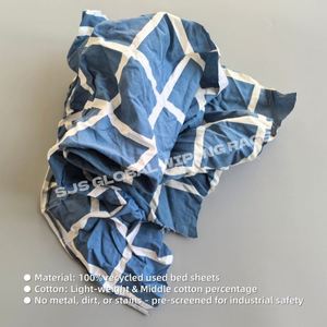 Trapos de Limpieza de Algodón Puro 100% Grado Industrial para Limpieza Marina y Uso General - Product Image 4