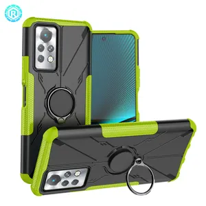 Campuran Warna Matte PC TPU Phone Case Desain Populer Kulit Kamera Pelindung Case untuk Infinix Note 11 Pro