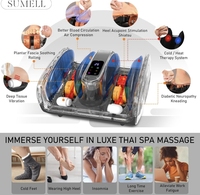 Masseur portable Shiatsu pour pieds et jambes 2025 – Pétrissage profond, compression par airbag, chauffage à trois niveaux, contrôle intelligent du temps, soulagement de la douleur
