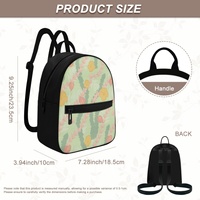 Penjualan Baru Terlaris MOQ Rendah Tas Mewah Tahan Air Motif Bunga Hawaii Hibiscus Tropis Suku Samoa Full Print Resleting Wanita Bahan Poliester 600d
