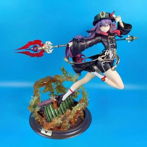 1/7 escala Raiden Shogun Keqing Ganyu Hutao Kamisato <span class=keywords><strong>Ayaka</strong></span> Shenhe figura de acción modelo Durable PVC plástico escritorio ornamento congelado - Product Image 3