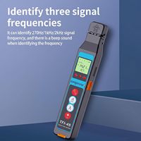 OrienTek TFI-45 – Identificateur de fibre optique avec OPM, VFL et LED intégrés, détecteur de trafic optique en direct (OFI), testeur de câbles à fibres optiques pour FTTH