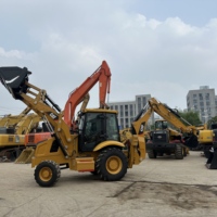 Chargeuse-pelleteuse d'occasion CAT 420F d'origine japonaise 420F2 CAT420 CAT428 CAT416E 4x4 JCB, rétrocaveuse CAT d'origine