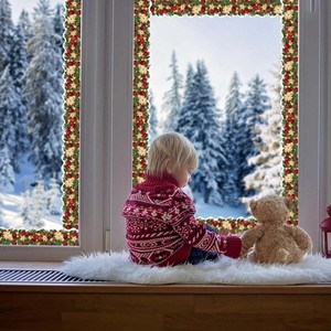 Christmas Festive <strong>Decorative</strong> Border Trim <strong>Classroom</strong> Border Trim <strong>Decorations</strong> <strong>Themed</strong> Border Sticker for Photo Wall Bullet Boards - Product Image 6