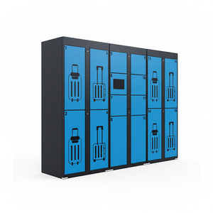 Casier à bagages électronique intelligent en métal pour gares ferroviaires et hubs de métro avec surveillance web et enregistrements d'utilisation - Product Image 2