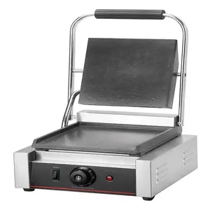 Commercial Table Top Electric Contact Grill High Quality Sandwich Press Panini Grill