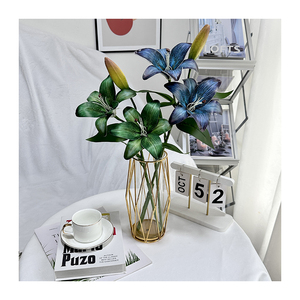 Nuovo Design Taotao 2 fiori One Bud Little Lily 3D Printing Home Wedding Decoration - Product Image 2