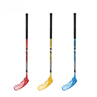 Bâton de Floorball en Carbone et Fibre de Verre, Manche de Hockey Souple en Fibre de Verre, Léger, pour Entraînement Intérieur et Extérieur