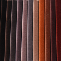 Vente en gros Fabricant Fourniture de plusieurs Couleurs 100% Tissu en Velours de Coton pour Rideaux Tissu Textile pour Canapé Rembourrage/Rideau