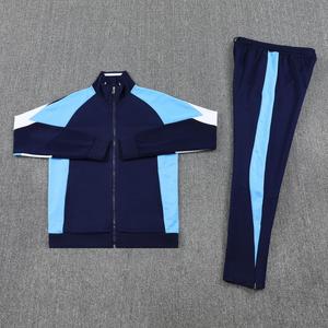 Survêtement de football thaïlandais de haute qualité 24/25, impression numérique personnalisée à bas prix, 100% polyester, couleurs contrastées, survêtement de football pour hommes - Product Image 5