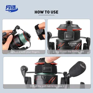 Easy To Disassemble PULL-TAB Attached Integrated Ring Design Avoid Loose Tangled Knotted SB1 Fishing Reel Spool Belt Strap