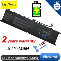 BTY-M6M batteria portatile per MSI Creator 15 A10SD A10SF GS66 Stealth 10SFS 10SGS 10SE-045 10UG GE66 Raider 10sfs WS66 BTY-M6M
