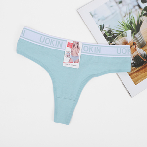 Katı renk düz olgun kadınlar sevimli kız Thongs 95% tarak pamuk seksi düşük Rise de okul kızlar için - Product Image 4