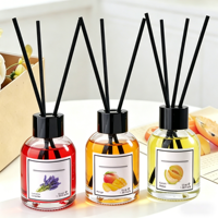 Diffuseur d'ambiance sans flamme en rotin, parfum fruité de luxe, avec parfum stable, pour la maison, les toilettes, le hall, ornement artistique