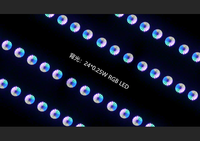 Projecteur LED RGBL Aura à tête mobile 150W avec zoom 4-27 degrés, effet macro, DMX512 RDM pour événements intérieurs, discothèques, églises, spectacles sur scène