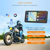 Navegador GPS para Motocicleta Android 12 de 6.3 Pulgadas, Resistente al Agua IP67, 8 Núcleos, 4G+64G, CarPlay Inalámbrico, Android Auto, Mapa Mundial GPS