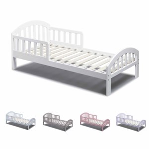 High Quality Eco-Friendly Durable <b>Wood</b> Toddler <b>Bed</b> Safety Guardrail Modern Design Bedroom Use Pine <b>Wood</b> Lengthened Widened - Product Image 1