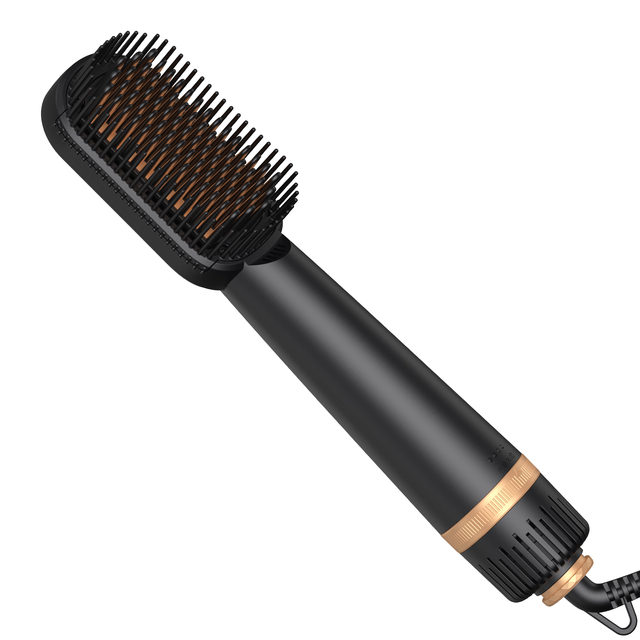 Hair Blow Dryer Brush Flat Iron Multi-Functional Hair Straightener Comb Rotating Electric Ceramic Curler Curling Iron for Woman