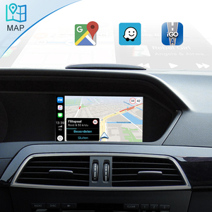 ตัวถอดรหัส Wireless CarPlay Android Auto สำหรับรถยนต์ Mercedes Benz C GLC Class W205 W204 X253 NTG 4.0 NTG4.5 NTG5.0 BT Mirror Link - Product Image 5