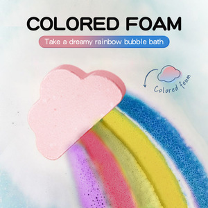 SADOER Boules de sel de bain Nuage Arc-en-ciel pour un nettoyage corporel en profondeur - Vente en gros de sel de bain - Product Image 4