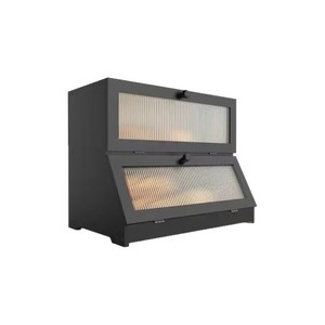 Caja para guardar pan, doble capa, con tapa abatible, a prueba de polvo, rectangular, 15,75 pulgadas x 9,82 pulgadas x 12,99 pulgadas, uso multiusos en la cocina - Product Image 2