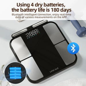 Échelle BIA de mesure de poids d'électrodes de contact OEM 8 points uniques avec balance intelligente de graisse corporelle IMC numérique de bioimpédance - Product Image 2