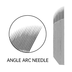 Lames de microblading jetables pour maquillage permanent, aiguilles stériles pour tatouage des sourcils, stylo manuel PMU, microblade pour sourcils - Product Image 1
