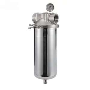 stainless steel pre water filter housing water purifier house pre filter backwash