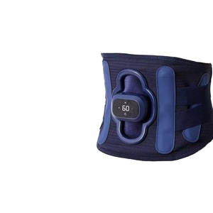 Ceinture de massage vibrante chauffante pour la taille avec fonction musicale, prise US, minuterie 1h pour soulager les douleurs lombaires - Product Image 1