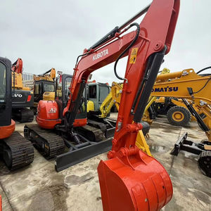 Miniexcavadora de orugas hidráulica usada Kubota U55, accesorio múltiple, opción de operación compacta adaptable U20 U30 U35 U40 U48 KX155 - Product Image 1