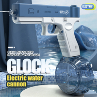 Pistolet à eau ergonomique tendance pour fêtes en plein air, à jet rapide, type chargeur, le plus vendu