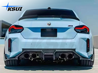 Diffuseur arrière en fibre de carbone style AD, lèvre de pare-chocs, kit carrosserie pour BMW G87 M2 2023+