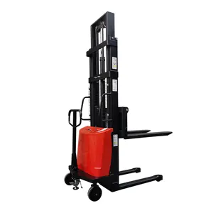 Piccolo montacarichi a mano 1 tonnellata 2.0 2000kg piccolo semi 1500kg idraulico manuale carrello elevatore elettrico a mano pallet stacker