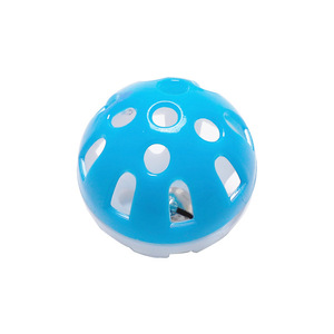 <b>Cat</b> <b>Toy</b> Plastic Hollow Double Color Ball With Bell <b>Interactive</b> Play For <b>Cats</b> Boredom Buster - Product Image 5