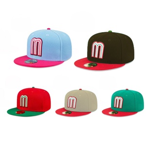 Wholesale Mexico National Team Letter M Flag Embroidered 5-Panel Jersey Baseball <b>Cap</b> Adjustable <b>Flat</b> Brim for <b>Men</b> Women - Product Image 5