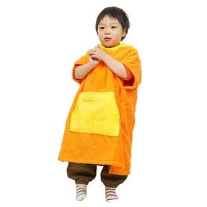 Poncho à capuche de surf en coton égyptien le plus vendu pour adulte plage voyage Logo personnalisé super doux bébé poncho à langer <span class=keywords><strong>serviette</strong></span> - Product Image 6