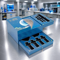 Boîtes d'emballage de peptides, coffret cadeau de luxe pour cosmétiques et soins de la peau avec fenêtre en forme de cœur, design à tiroirs multicouches, usine source, 15 ans d'expérience