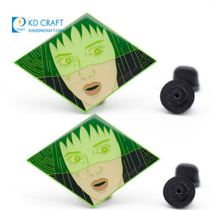 Ucuz özel komik yaka pin rozeti metal gökkuşağı glitter kayalık korku resim gösterisi emaye pin - Product Image 2