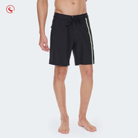 Meilleure Vente Maillot de Bain Classique pour Homme avec Rayures Latérales, Cordon de Serrage, Séchage Rapide, Short de Bain avec Doublure