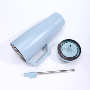 2025 nuevo vaso térmico precio de <span class=keywords><strong>compra</strong></span> a granel Acero inoxidable 18 8 tapa de paja aislada sin BPA 40oz vaso de taza de coche con mango lateral - Product Image 2