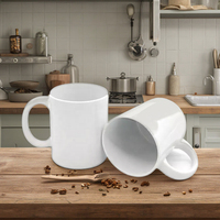 Mug à Café Blanc en Céramique de 11 oz Personnalisable par Sublimation