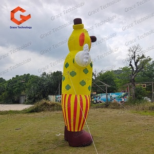 Divertido Payaso Inflable de <span class=keywords><strong>Circo</strong></span> Digital Mágico para Fiestas, Personaje de Joker Inflable para Halloween y Carnaval, Venta al Por Mayor - Product Image 5