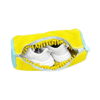 Sac de Machine à laver les chaussures durables lavables en microfibre pour baskets réutilisables et chaussures de tennis nettoyage stockage à glissière autobloquant