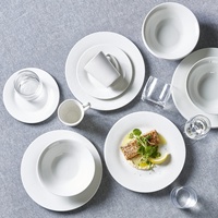 Service de table rond en porcelaine coloré de 16 pièces en gros