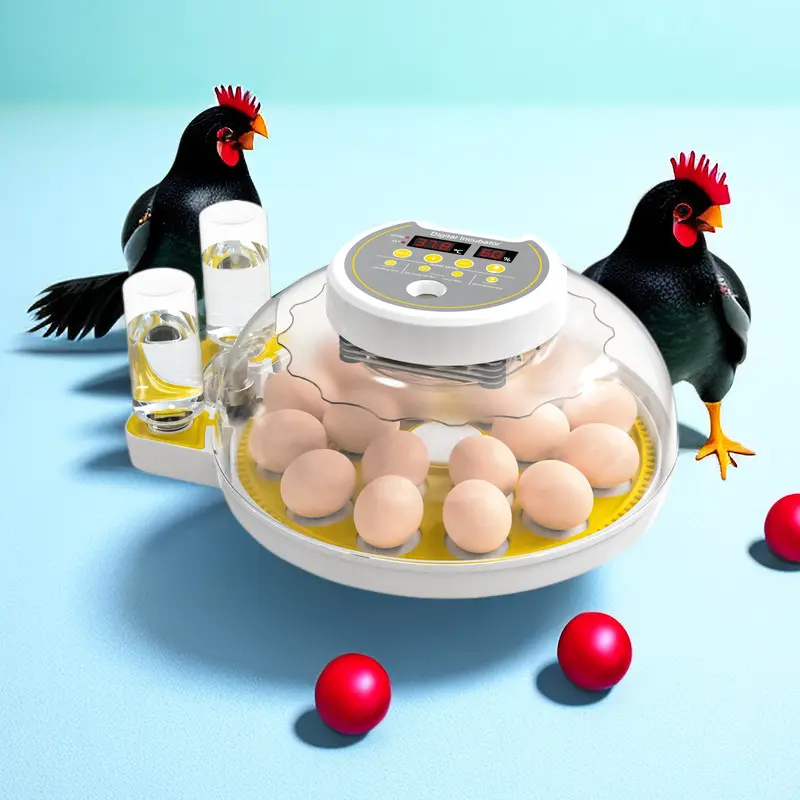 चिकन बतख हंस शुतुरमुर्ग बटेर स्वचालित 1056 पूरी तरह से स्वचालित सौर ऊर्जा अंडा इनक्यूबेटर 300 अंडे