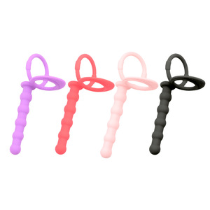 Produits sexuels pour adultes : Plug anal en silicone pour hommes et femmes, double anneau de blocage pour stimulation prostatique et anale - Product Image 2